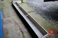 9' GALV GROUND FEED TROUGHS