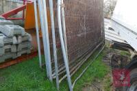 10 HERAS FENCING PANELS (7' LONG) - 2