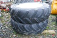 460/85 R42 REAR WHEELS AND TYRES