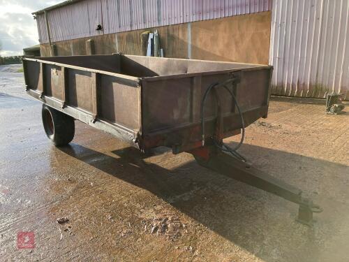 12' SINGLE AXLE TIPPING TRIALER