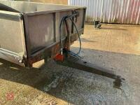 12' SINGLE AXLE TIPPING TRIALER - 14