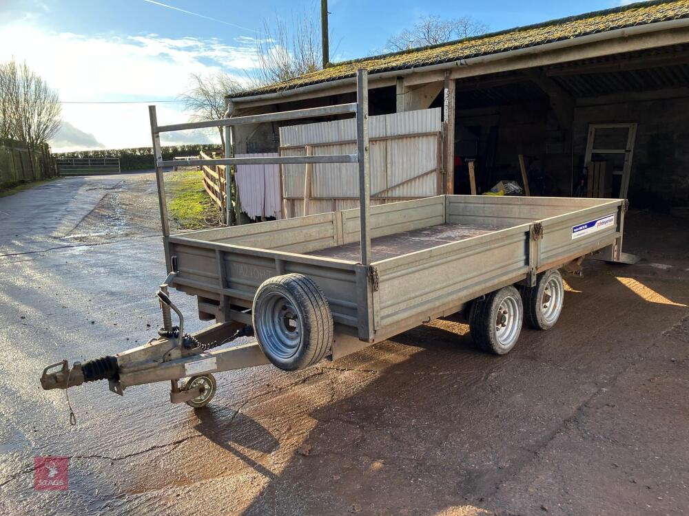 INDESPENSION 12' FLATBED TRAILER