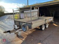 INDESPENSION 12' FLATBED TRAILER