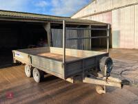 INDESPENSION 12' FLATBED TRAILER - 2