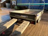 INDESPENSION 12' FLATBED TRAILER - 12