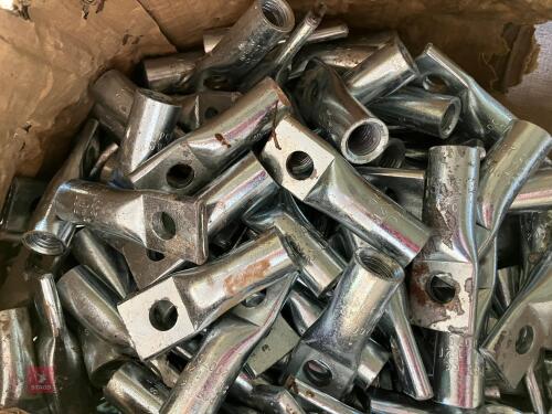 BOX OF FLAT END LIFTING SOCKETS