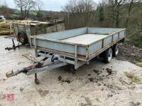 IFOR WILLIAMS DP 120 FLAT BED TRAILER 49