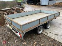 IFOR WILLIAMS DP 120 FLAT BED TRAILER 49 - 8