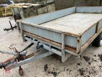 IFOR WILLIAMS DP 120 FLAT BED TRAILER 49 - 19