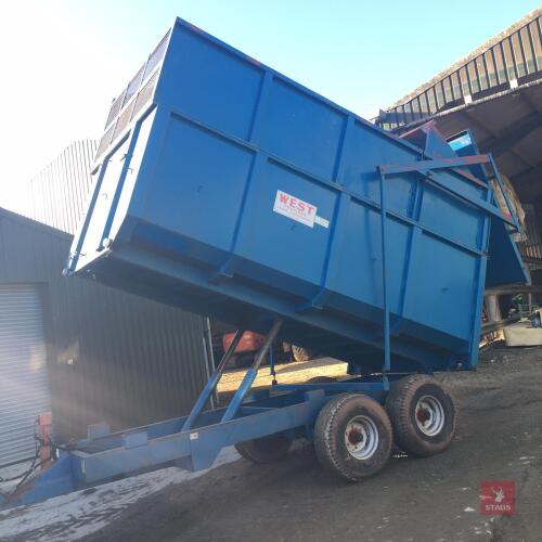 WEST 8T GRAIN/SILAGE TRAILER