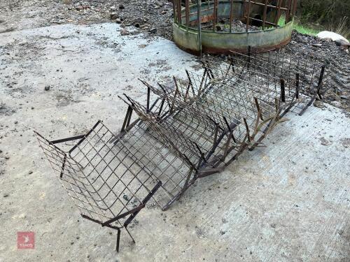 11 SHEEP HAY RACKS (10)