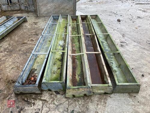 5 X 9' GROUND FEED TROUGHS (30)