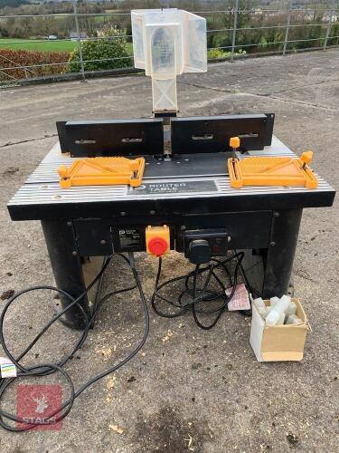 PRO ROUTER TABLE AND ROUTER