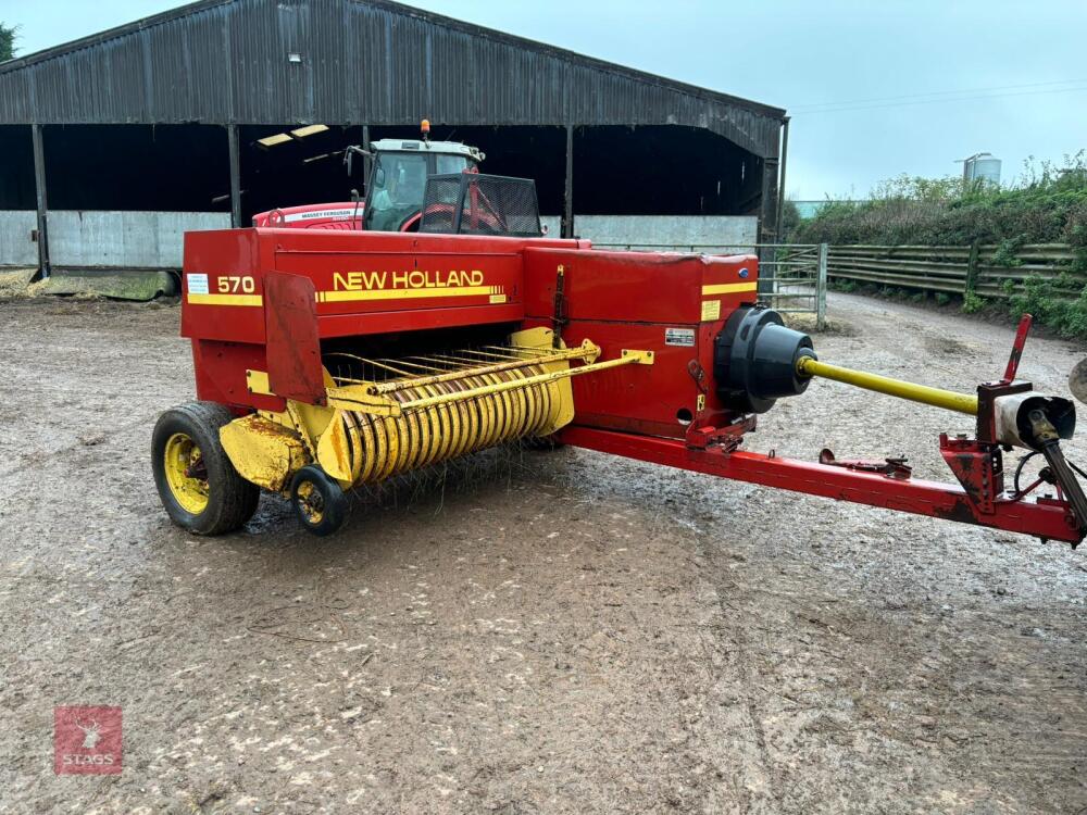 1991 NEW HOLLAND 570 CONVENTIONAL BALER