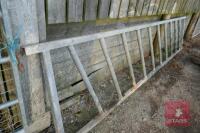 APPROX 14' GALV CATTLE FEED BARRIER - 5