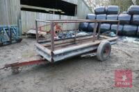 HOMEMADE MOBILE CATTLE FEED TRAILER - 4