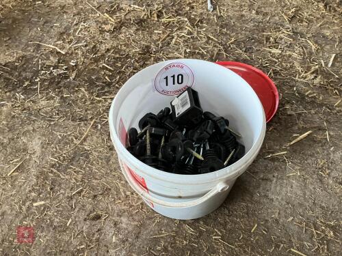 BUCKET OF INSULATORS (110)