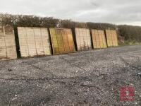 9 FENCE PANELS