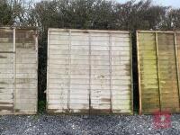 9 FENCE PANELS - 2