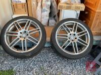 4 ALLOY WHEELS AND TYRES - 2