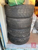 4 ALLOY WHEELS AND TYRES - 3