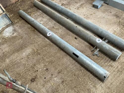 2M GALVANISED LATCHING POST (144)