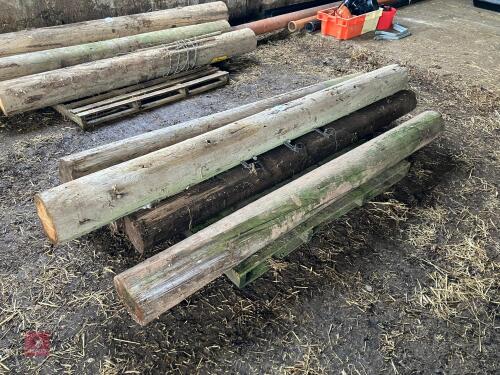 5 X GATE POSTS (154)