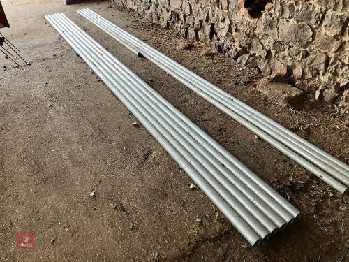 6 LENGTHS OF STEEL TUBE (68)