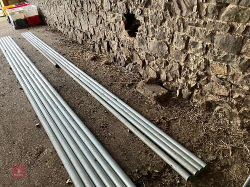 5 LENGTHS OF STEEL TUBE (69)