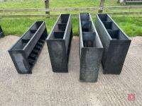 4 PIG FEEDERS - 4