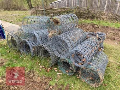 LARGE PILE OF STOCK NETTING