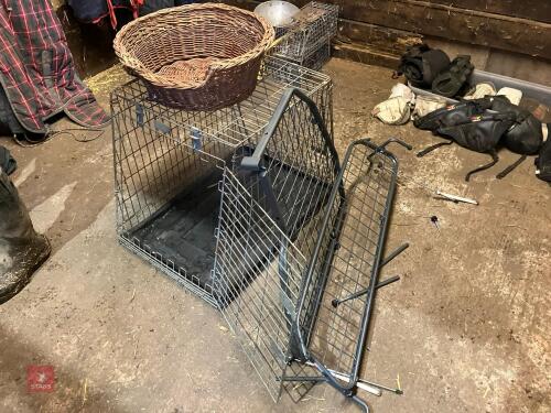 DOG CAGE, BASKET AND DIVISION