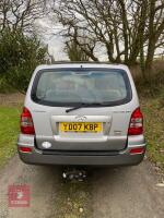 2007 HYUNDAI TERRACAN CDX CRTD 4WD (S/R - 4