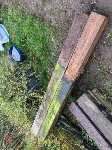 2 X 93'' X 7'' X 7'' GATE POSTS