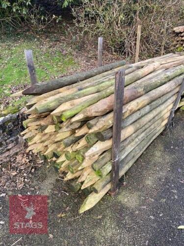 PALLET OF USED 4'' STAKES