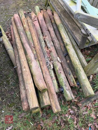 25 WOODEN STAKES