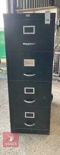 FOUR DRAW FILING CABINET