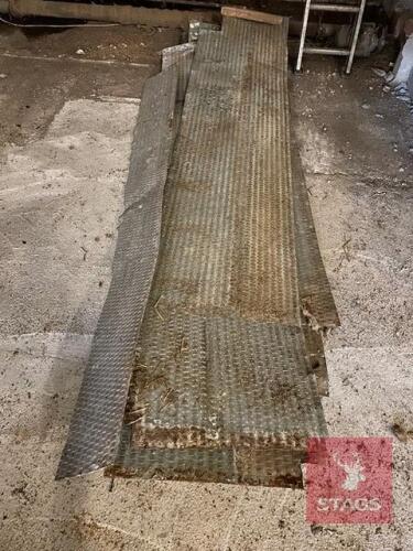 7 GALVANISED FLOORING SHEETS