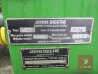 1991 JOHN DEERE 459 CONVENTIONAL BALER - 10