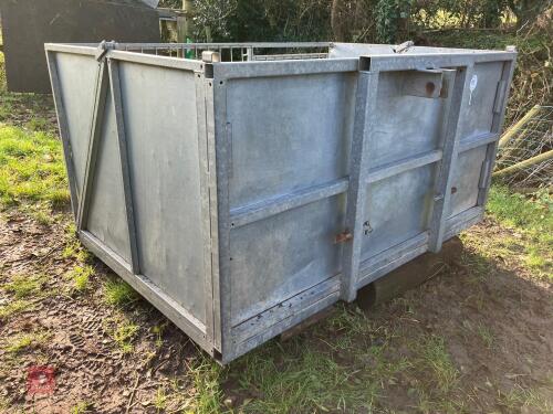 6' X 4' GALVANISED LINK BOX (111)