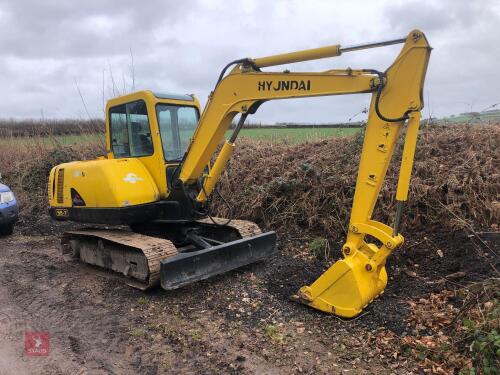 HYUNDAI R55/7 MINI EXCAVATOR