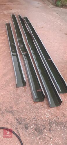 APPROX 55' OF METAL GUTTERING