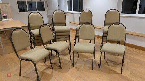 20 VILLAGE HALL STACKING CHAIRS