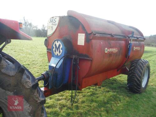 2010 MARSHALL MS75 ROTOR FYM SPREADER