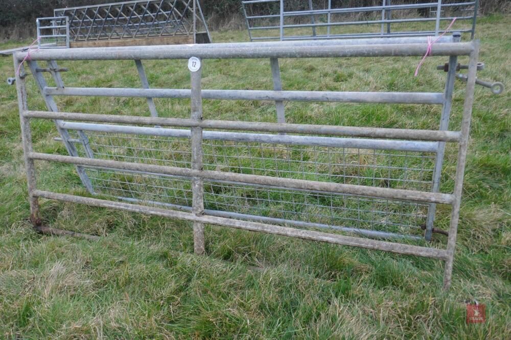 8' GALVANISED FIELD GATE