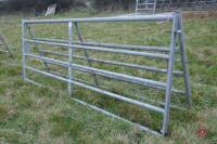 PAIR OF 10' GALVANISED GATES - 2