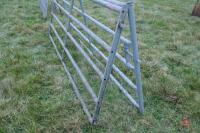 PAIR OF 10' GALVANISED GATES - 4