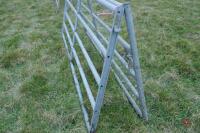 PAIR OF 10' GALVANISED GATES - 5