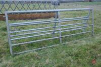 PAIR OF 10' GALVANISED GATES - 6