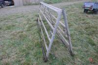 PAIR OF 10' GALVANISED GATES - 3